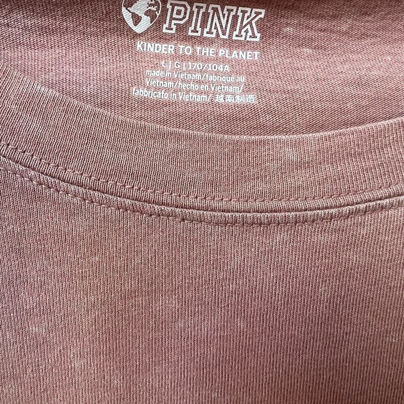 Love Pink Long Sleeve Lounge Shirt Size Large - Picture 3 of 5